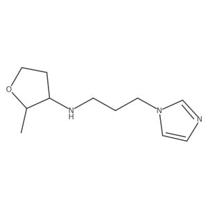 N-[3-(1H-Imidazol-1-yl)propyl]-2-methyloxolan-3-amine结构式