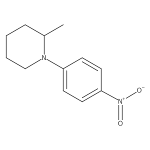 2-Methyl-1-(4-nitrophenyl)piperidine Structure