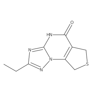 11-Ethyl-4-thia-1,8,10,12-tetraazatricyclo[7.3.0.0,2,6]dodeca-2(6),7,9,11-tetraen-7-ol结构式