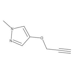 1-methyl-4-(prop-2-yn-1-yloxy)-1H-pyrazole Structure