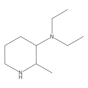 N,N-diethyl-2-methylpiperidin-3-amine Structure