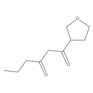 1-(Oxolan-3-yl)hexane-1,3-dione Structure