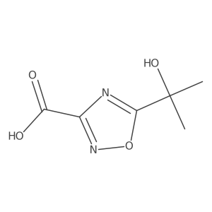 5-(2-Hydroxypropan-2-yl)-1,2,4-oxadiazole-3-carboxylic acid Structure