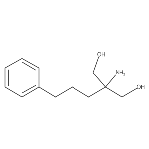 2-Amino-2-(3-phenylpropyl)-1,3-propanediol结构式