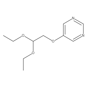 Pyrimidine,5-(2,2-diethoxyethoxy)- Structure