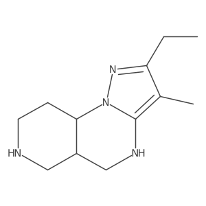 4-Ethyl-5-methyl-2,3,7,11-tetraazatricyclo[7.4.0.0,2,6]trideca-3,5-diene Structure