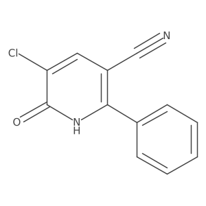 5-Chloro-6-oxo-2-phenyl-1,6-dihydropyridine-3-carbonitrile Structure