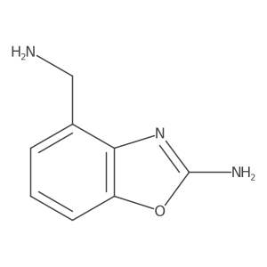 4-(Aminomethyl)benzo[d]oxazol-2-amine结构式