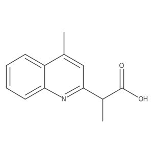 2-(4-Methylquinolin-2-yl)propanoic acid结构式