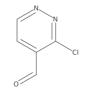 3-Chloropyridazine-4-carbaldehyde结构式