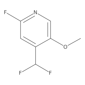 4-(Difluoromethyl)-2-fluoro-5-methoxypyridine Structure