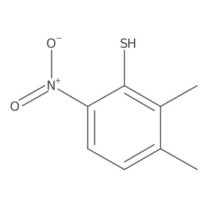 Benzenethiol, 2,3-dimethyl-6-nitro-结构式