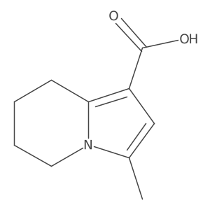 3-Methyl-5,6,7,8-tetrahydroindolizine-1-carboxylic acid Structure