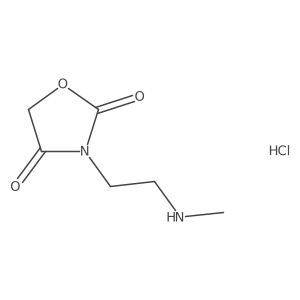 3-(2-(Methylamino)ethyl)oxazolidine-2,4-dione hydrochloride结构式