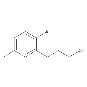 3-(2-Bromo-5-methylphenyl)propan-1-ol Structure