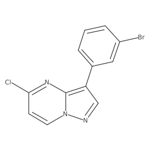 3-(3-Bromophenyl)-5-chloropyrazolo[1,5-a]pyrimidine Structure