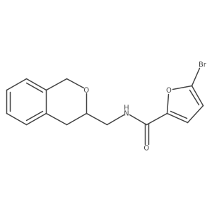 5-bromo-N-(isochroman-3-ylmethyl)furan-2-carboxamide Structure