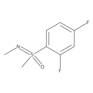 [(2,4-Difluorophenyl)(methyl)oxo-lambda6-sulfanylidene](methyl)amine Structure