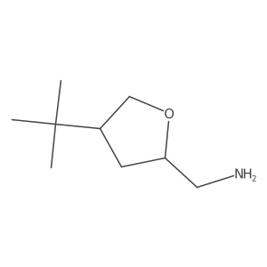 (4-Tert-butyloxolan-2-yl)methanamine结构式