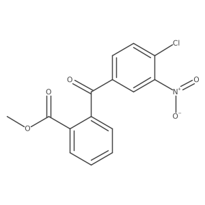 Methyl 2-(4-chloro-3-nitrobenzoyl)benzoate结构式