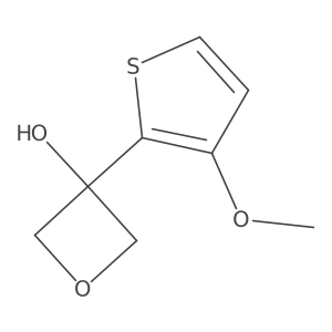 3-(3-Methoxy-2-thienyl)-3-oxetanol Structure