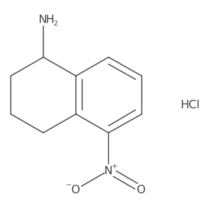 (1S)-5-nitro-1,2,3,4-tetrahydronaphthalen-1-amine hydrochloride结构式