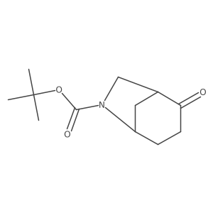 Tert-butyl 2-oxo-6-azabicyclo[3.2.1]octane-6-carboxylate Structure