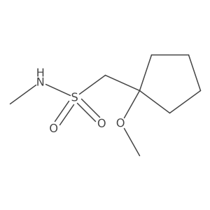 1-(1-methoxycyclopentyl)-N-methylmethanesulfonamide结构式
