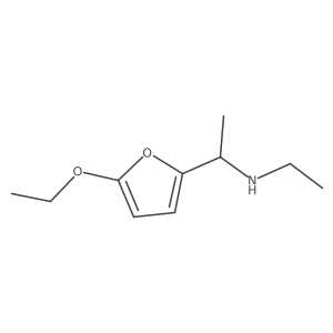[1-(5-Ethoxyfuran-2-yl)ethyl](ethyl)amine结构式