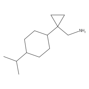 {1-[4-(Propan-2-yl)cyclohexyl]cyclopropyl}methanamine结构式