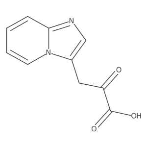 3-{Imidazo[1,2-a]pyridin-3-yl}-2-oxopropanoic acid Structure