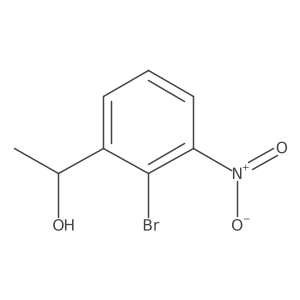 (1R)-1-(2-bromo-3-nitrophenyl)ethan-1-ol Structure