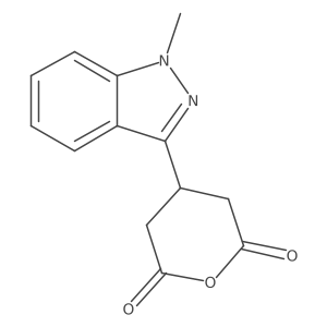 4-(1-methyl-1H-indazol-3-yl)oxane-2,6-dione Structure