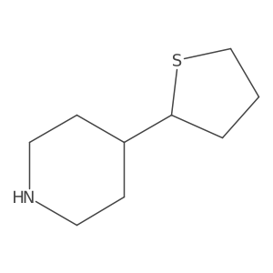 4-(Thiolan-2-yl)piperidine Structure