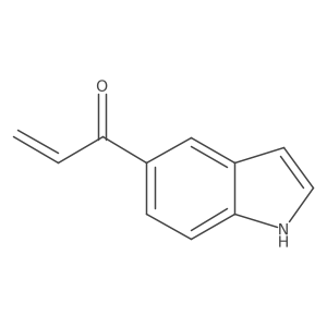 1-(1H-indol-5-yl)prop-2-en-1-one结构式