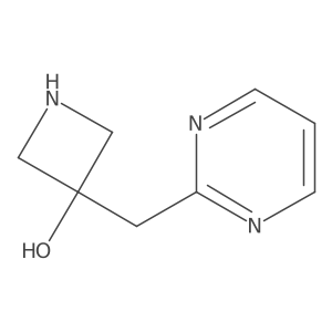 3-[(Pyrimidin-2-yl)methyl]azetidin-3-ol结构式