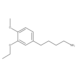4-(3-Ethoxy-4-methoxyphenyl)butan-1-amine结构式