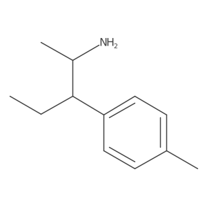 (2R)-3-(4-Methylphenyl)pentan-2-amine结构式