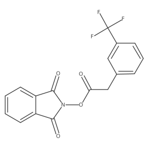 1,3-dioxo-2,3-dihydro-1H-isoindol-2-yl 2-[3-(trifluoromethyl)phenyl]acetate Structure