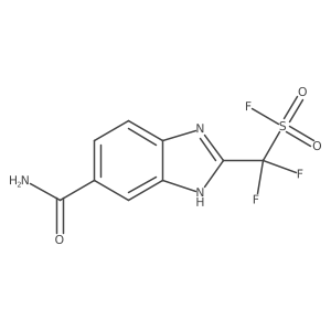 (6-Carbamoyl-1H-benzo[d]imidazol-2-yl)difluoromethanesulfonyl fluoride Structure