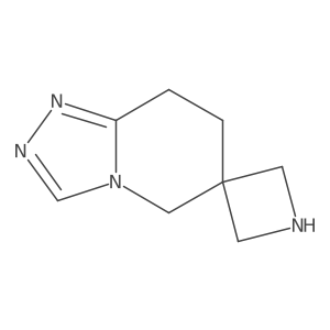 7,8-dihydro-5H-spiro[[1,2,4]triazolo[4,3-a]pyridine-6,3'-azetidine]结构式