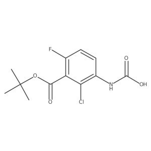 {3-[(Tert-butoxy)carbonyl]-2-chloro-4-fluorophenyl}carbamic acid结构式