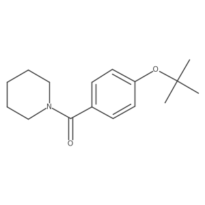 [4-(1,1-Dimethylethoxy)phenyl]-1-piperidinylmethanone Structure