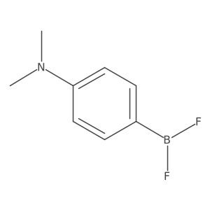 Benzenamine, 4-(difluoroboryl)-N,N-dimethyl-结构式