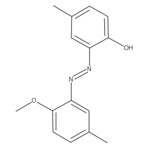 2-[2-(2-Methoxy-5-methylphenyl)diazenyl]-4-methylphenol结构式