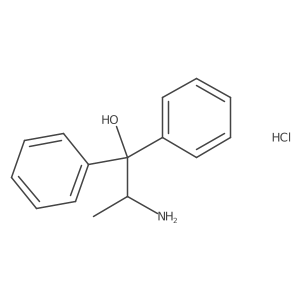 (2R)-2-amino-1,1-diphenylpropan-1-ol;hydrochloride结构式