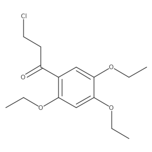 3-Chloro-1-(2,4,5-triethoxyphenyl)-1-propanone Structure