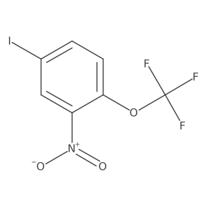 3-Nitro-4-(trifluoromethoxy)iodobenzene结构式