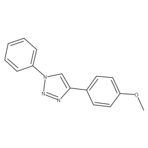 4-(4-Methoxyphenyl)-1-phenyl-1h-1,2,3-triazole Structure