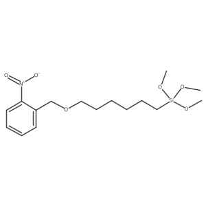 2-Nitrobenzyl 6-(trimethoxysilyl)hexyl ether Structure